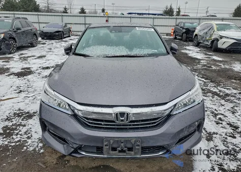 2017 Honda Accord Touring Hybrid из США, поврежденный, VIN JHMCR6F74HC021663